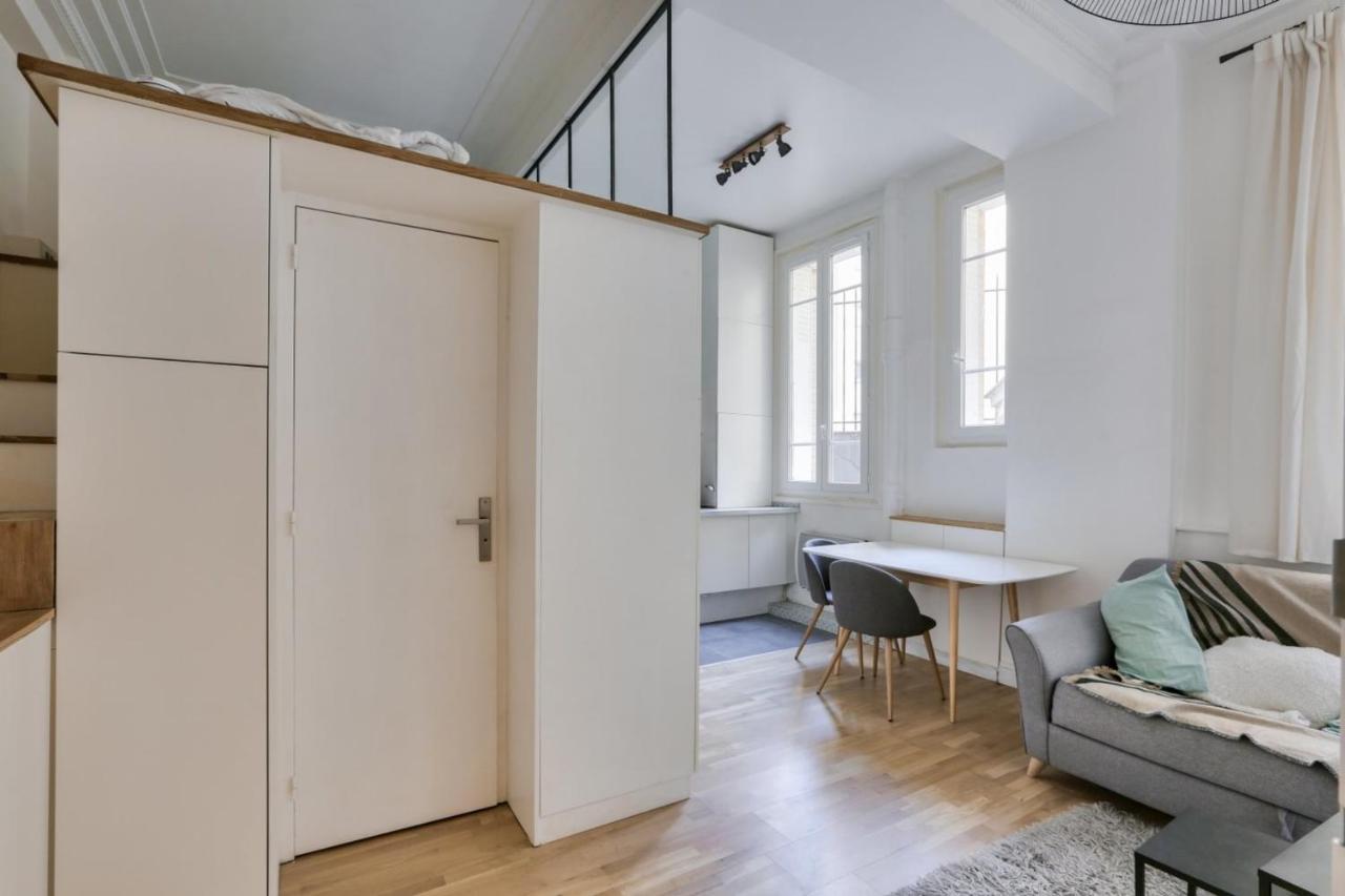 Ferienwohnung Charming Studio - Paris 18Th District Exterior foto
