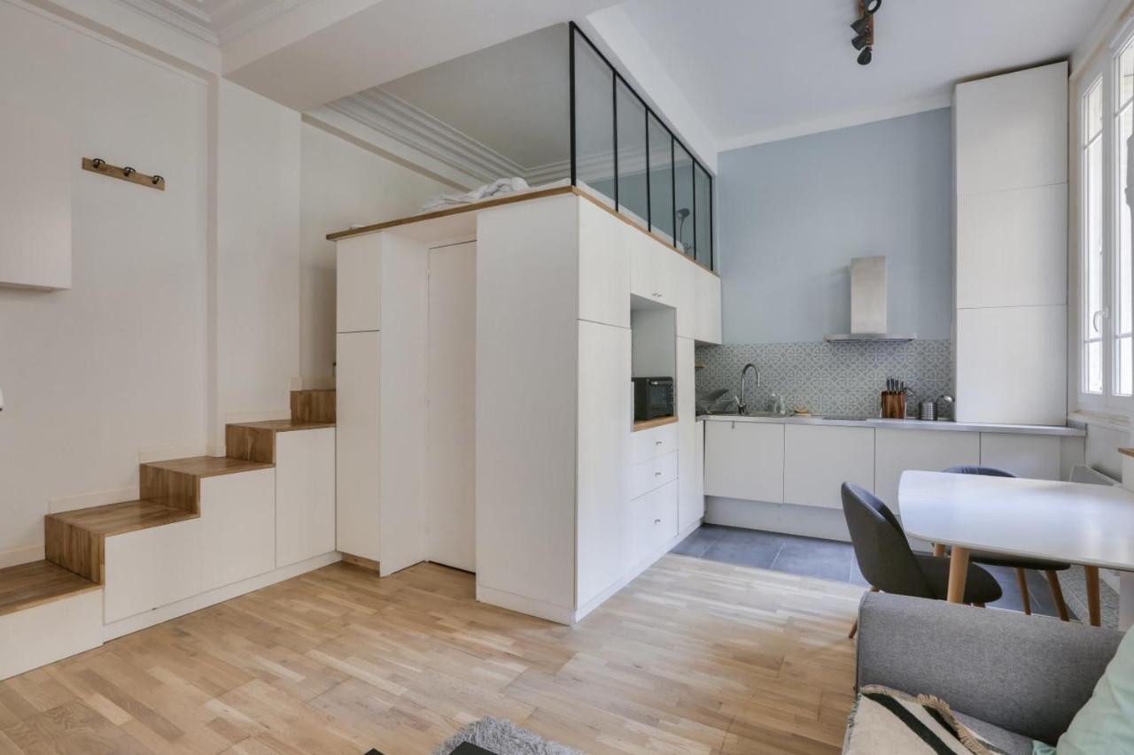 Ferienwohnung Charming Studio - Paris 18Th District Exterior foto